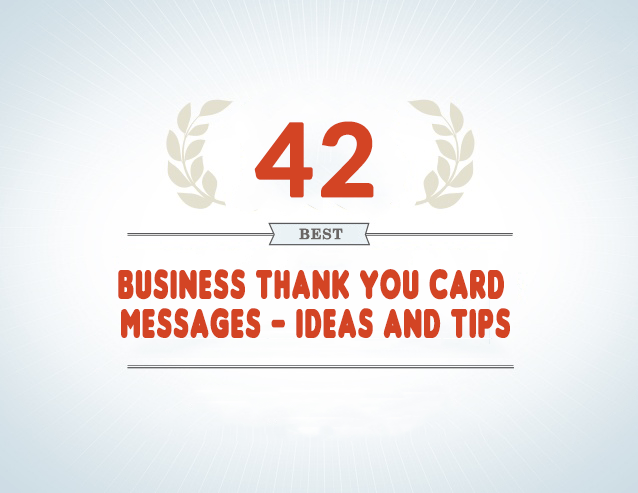 42 Business Thank You Card Messages