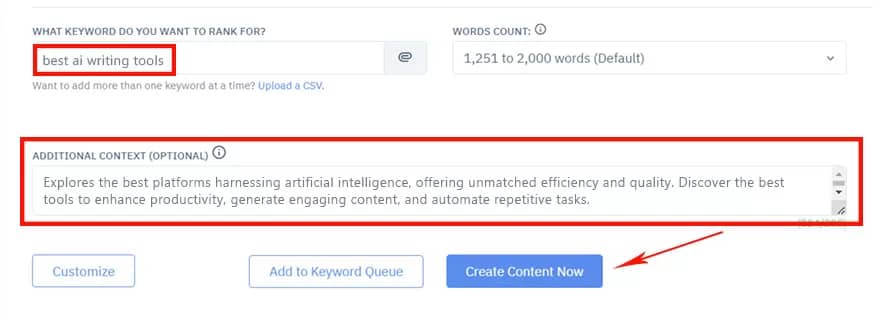 Content at Scale keyword