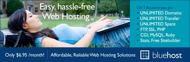 Discover Bluehost web site hosting services