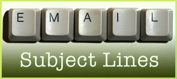 Email Subject Line Attention Getters