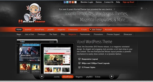 Premium WordPress Themes Providers - RocketTeam Review