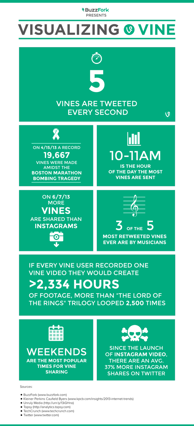 Vine infographic marketing